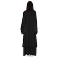 thumbnail image 4 of Bimba Islamic Prayer Long Dress For Women Solid Abaya With Hijab/Scarf Bell Sleeves Kaftan, 4 of 7