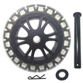 thumbnail image 1 of 6" Wheel for Many Pellet Grills Including Pit Boss, Louisiana, Cabelas & More, 1 of 4