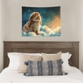 thumbnail image 4 of Picia Starry Sky Cloud Cute Rabbit Pattern Tapestry-Tapestries for Bedroom Living Room Dorm(29x37"), 4 of 8