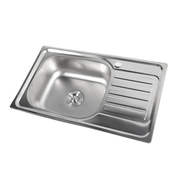 Fregadero De Cocina, Fregadero De Cocina De Acero Inoxidable, A Prueba De óxido, Grueso, Antiobstrucción Para Restaurante