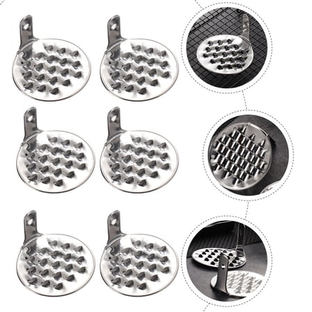 YUYUETIME Square Noodle Scraper Stainless Steel 8Pcs 3.1x3.1x2in