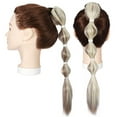 thumbnail image 3 of SEGO Claw Clip in Ponytail Hair Extension 18" Bubble Ponytail Hair Extensions One Piece Jaw Long Pony Tails Straight Synthetic Hairpiece for Women, 3 of 6