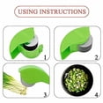 thumbnail image 5 of Manual Parsleys Chopper Roller Easy Cleaning Veggie Rolling Cutter for Onion Garlic, 5 of 5