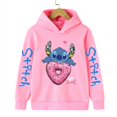 thumbnail image 3 of Ropa divertida Navidad Disney Stitch Sudadera con capucha niños dibujos animados chico niña niño Lilo y Stitch sudadera con capucha bebé Casual Top, 3 of 5