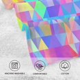 thumbnail image 5 of Yayeee 2 Pack Hand Towels for Bathroom 100% Cotton 16" x 28" Soft Absorbent Kitchen Towel, Vibrant Geometric Pattern, 5 of 7