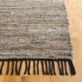 thumbnail image 4 of SAFAVIEH Rag Rug Lacework Distressed Area Rug, Beige/Black, 8' x 10', 4 of 11