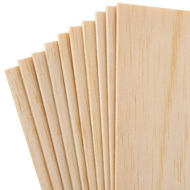 30 Sheets Thin MDF Wood Boards for Crafts, 2mm Medium Density Fiberboard (6  x 8 in, Brown)