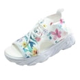 thumbnail image 1 of Kcodviy Chaussures pour Femmes Sandales de Randonnée à Semelles Épaisses pour Femmes Sandales à Lacets Poisson Sandales de Plage pour Femmes Bouche Sandales Décontractées pour Femmes, 1 of 8