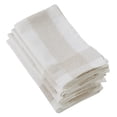 thumbnail image 1 of Saro Lifestyle Band Border Design Cotton Blend Napkins (Set of 4), 1 of 3