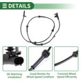 thumbnail image 4 of Unique Bargains ABS Wheel Speed Sensor ABS Sensor Anti-lock Braking System Sensor for Nissan 370Z 2009-2010 No.47910JK500 Front Left Right, 4 of 7