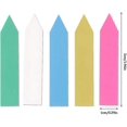 thumbnail image 2 of Multi-Coloured Plastic Vegetable Garden Labels (500 Pack) - 10 x 2 cm - Vegetable Garden Sign/Waterproof Garden Label in 5 Colors for Nursery, Seeds, 2 of 5