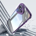 thumbnail image 2 of ELEHOLD for iPhone 16 Plus Case, Slim Clear Non-Yellowing Shockproof Anti-Scratch Hard Back Cover Rugged with Camera Lens Protector Case for iPhone 16 Plus,Darkpurple, 2 of 6