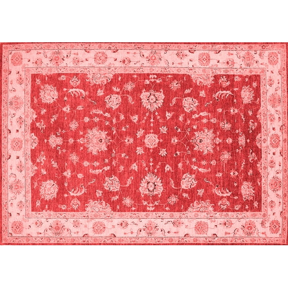 Ahgly Company Indoor Rectangle Persian Red Traditional Area Rugs, 5' x 8'