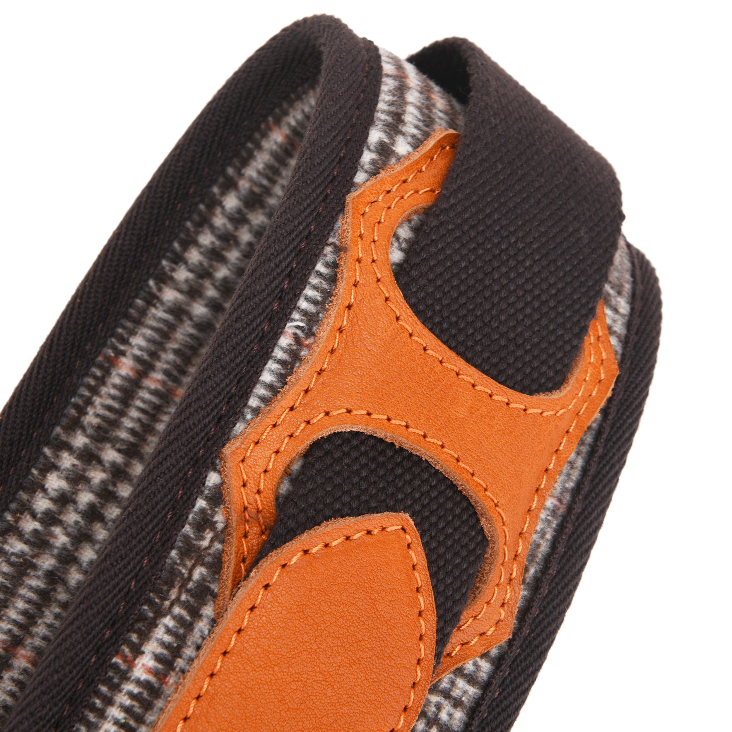 RAM'S LAND Adjustable Guitar Strap Handmade Leather Acoustic Electric Bass Guitar Straps