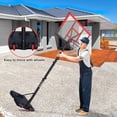 thumbnail image 4 of 10ft Adjustable Basketball Hoop Outdoor, Portable Basketball Hoop Goal System with 44 Inch Shatterproof Backboard and 2 Wheels for Kids Youth and Adults, Red, 4 of 7