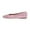 Pink, variant on XYD Women Comfortable Rhinestone Flats Square Closed Toe Slip Ons Dazzling Wedding Dating Ballet Shoes Size 7 Silver