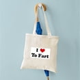 thumbnail image 4 of CafePress - I Love To Fart Tote Bag - Unisex Canvas Tote Bag, Beige, 1-Piece, 4 of 6