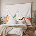 thumbnail image 3 of Mountains Grey Large Tapestry for Bedroom Wall Hanging Tapestry,Coloured Multi Abstract Modern Painting Ceiling Backdrop Tapestries Poster Blanket Wall Decor for Teens Room Living Room 100" x 59", 3 of 8