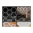 thumbnail image 3 of Lámpara LED de de Abeja para Garaje, Tubo Hexagonal, Iluminación para Barbería, Taller, 4S, Exposición de Coches, Reparación de Carrocerías, Gimnasio B, 3 of 9