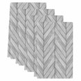 thumbnail image 2 of Gray Wood Grain Kitchen Towels Set of 4, Retro Minimalist Geometric Art Absorbent Dish Towels for Kitchen, Microfiber Hand Towel, Quick Drying Tea Towel for Cleaning Decorative Dishcloths, 2 of 7