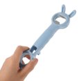 thumbnail image 3 of Raindrops Versatile Blue Bottle Opener with Ergonomic Grip for Beer Wine and Soda Cans, 3 of 8