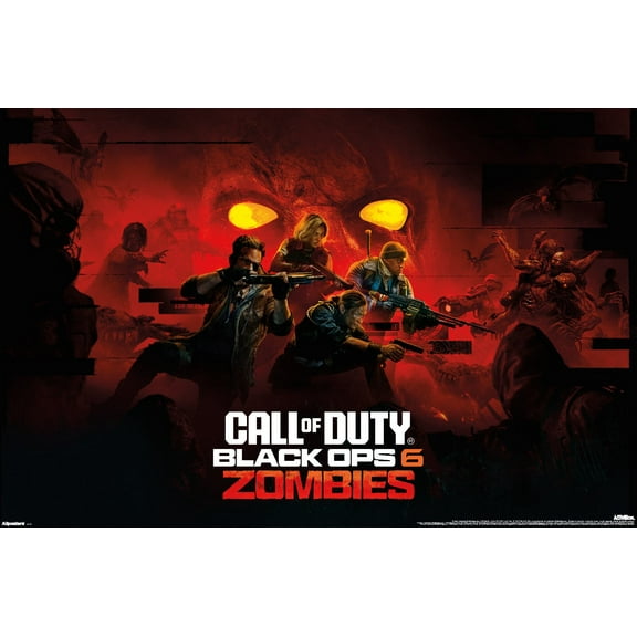 Call Of Duty: Black Ops 6 - Zombies Key Art Wall Poster, 22.375" x 34"