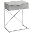 thumbnail image 2 of Home Square 18" Accent End Table in Gray and Chrome Finish - Set of 2, 2 of 4