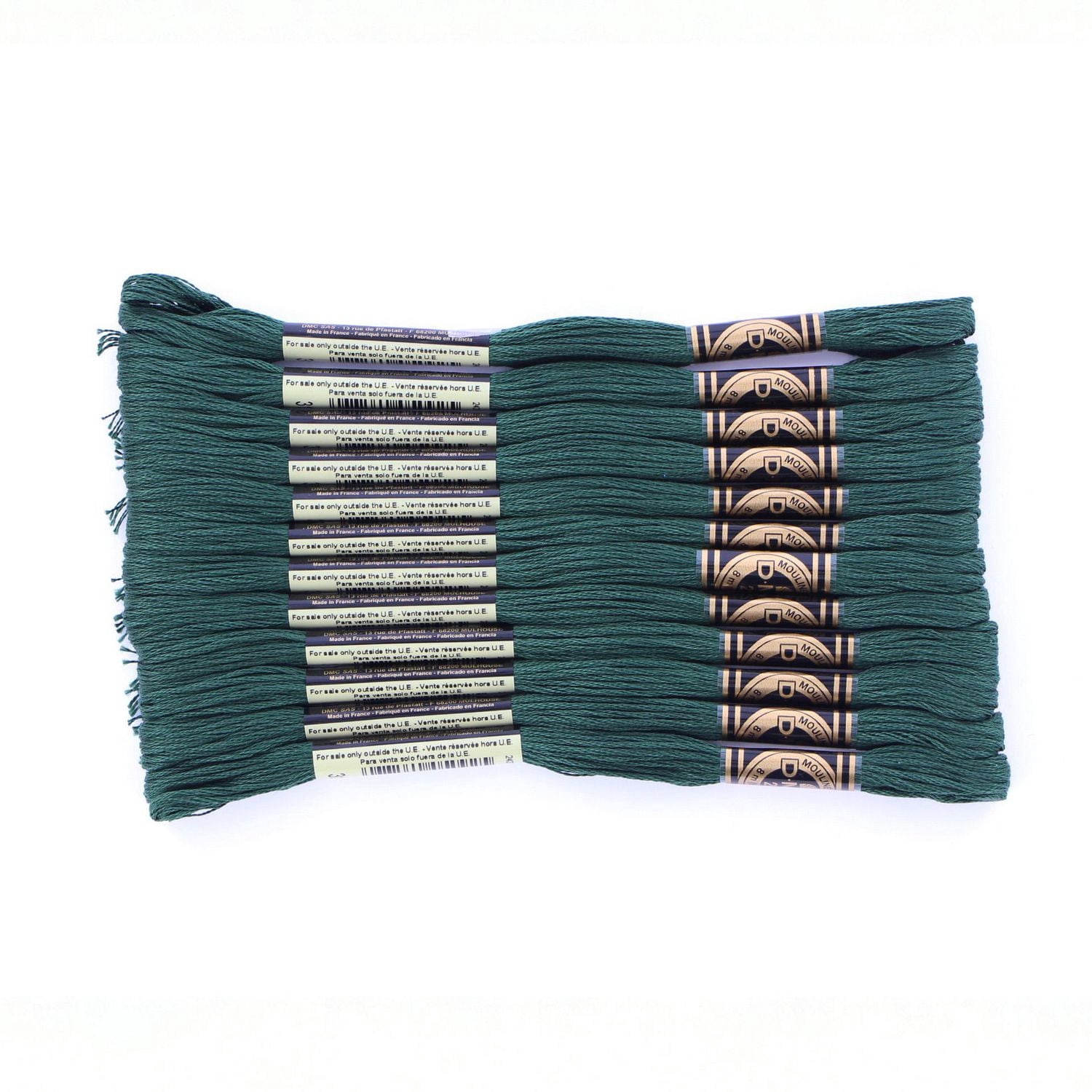 DMC Green Cotton 6 Strand Floss 8m