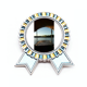 thumbnail image 1 of Mira en la distancia Insignia broche Medalla ganadora, 1 of 3