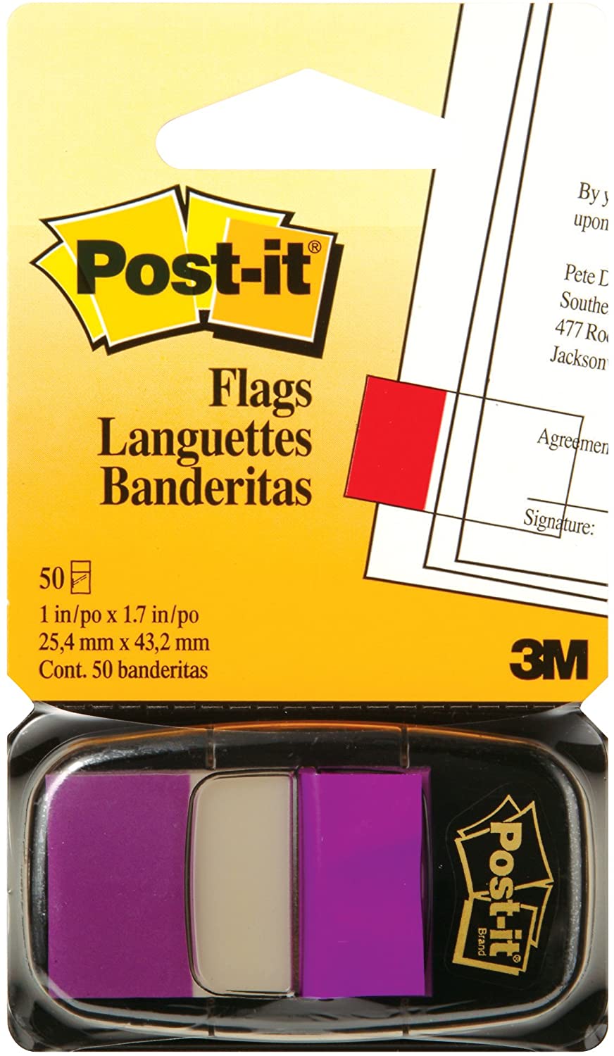 Post it Flags, 1" 1.7", 160 Flags with 2 Dispensers, Red, Blue, Green, Yellow Walmart Canada