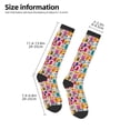 thumbnail image 4 of Haiem Cute Doodles Socks, Funny Novelty Crazy Design Cotton Socks Sports Socks Knee High Socks For Men, Women,1Pairs - Gift For Working Friends, 4 of 8