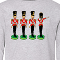 thumbnail image 4 of Inktastic Christmas Dabbing Tin Soldier Long Sleeve Youth T-Shirt, 4 of 5