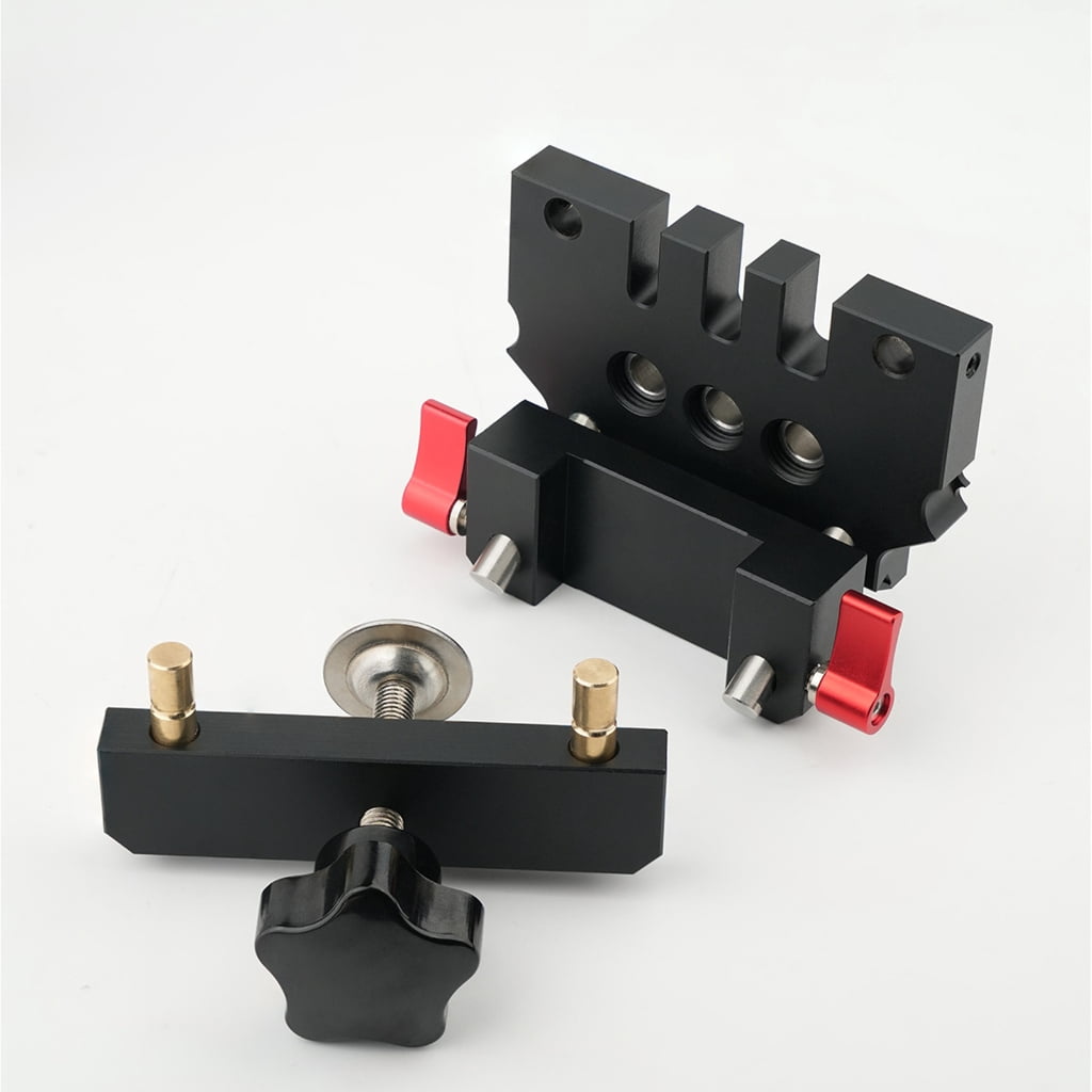 Doweling Jig Kit Vertical Drill Guide Hole Locator Hole Puncher Woodworking Tool