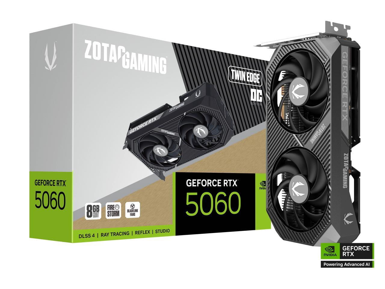 ZOTAC Gaming GeForce RTX 5060 Twin Edge OC DLSS 4 8GB GDDR7