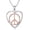 Peace Heart, variant on Goddess Necklace for Women 925 Sterling Silver Goddess Amulet Necklace Ancient Egypt Greek Mythology Jewelry Gifts for Her Mother's Day Gifts
