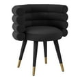 thumbnail image 1 of TOV Furniture Betty 19.9" Transitional Velvet Dining Chair in Black, 1 of 6