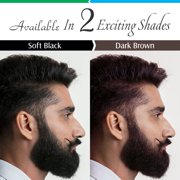 Vegetal Organic Beard Hair Dye Hair Color For Men Soft Black 25gm for All Hair Type