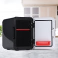 thumbnail image 5 of Disney Mickey Mouse Mini Fridge 4L 6 Can, Black Portable Beverage Cooler for Drinks, Skincare, Bedroom, Office, Gaming Setup, 5 of 7