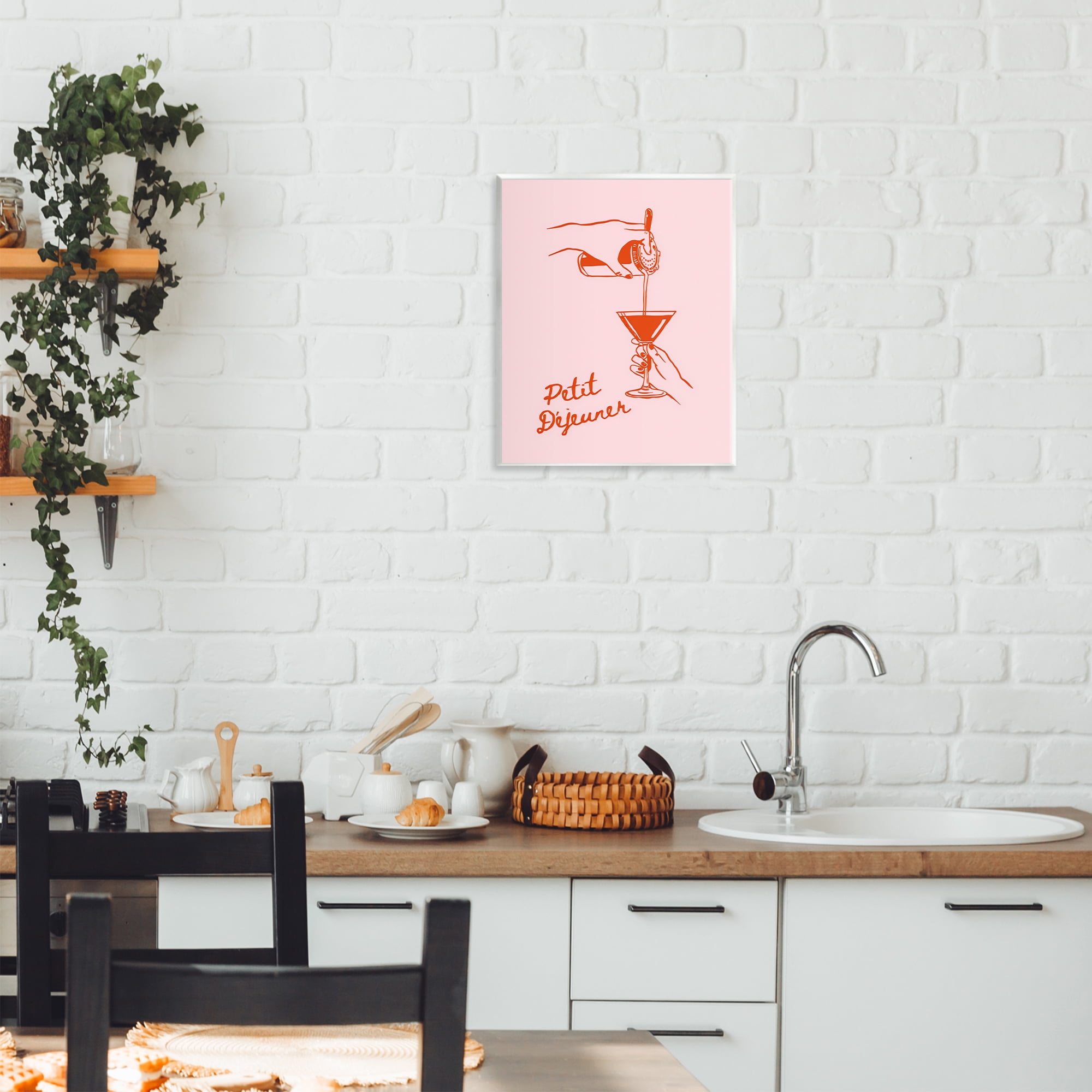 Stupell Industries Pouring Brunch Cocktail Wall Plaque Art, design by The Prints Vibe