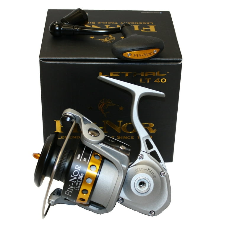 Fin-Nor Lethal Spinning Salt Water Reels LT60 240 yards - Walmart.com