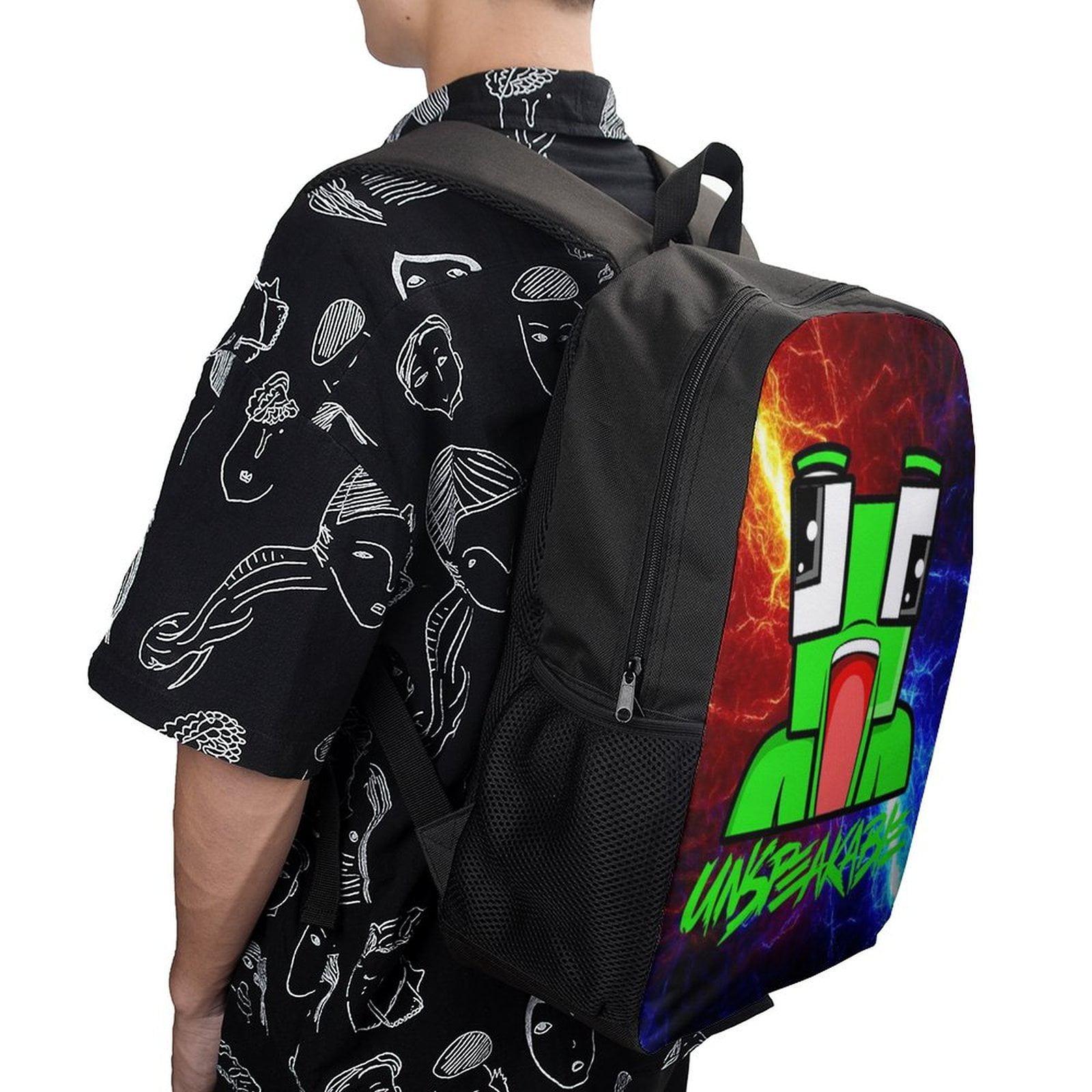 Unspeakable Backpack Unisex 3d Print Daypacks Large Capacity Sports  Backpacks Travel Bags 17 in - Walmart.com