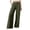 Army Green, variant on COMVALUE Wide Leg Dress Pants for Women High Waisted Trousers Business Casual Button Flowy Pant (Army Green, L)