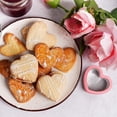 thumbnail image 4 of Juego de cortadores de galletas ALLTOP en forma de corazón, 4 tamaños, acero inoxidable, 4 of 6