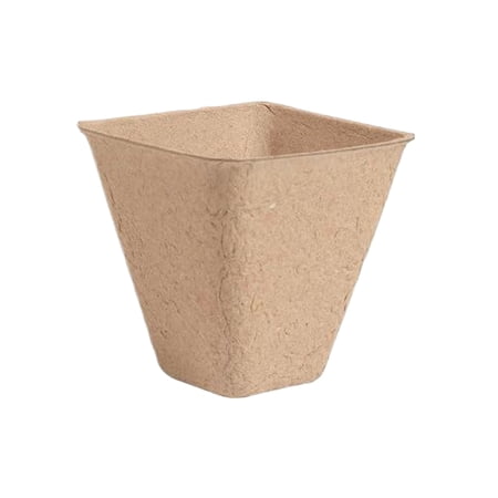 60pcs Round/Quadrate Plant Seedling Starters Cups Eco-friendly Biodegradable Nursery Pots Germination Trays Planting Tools