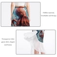 thumbnail image 2 of Octopus Stylish Chiffon Summer Beach Dresses for Women, 2 of 6