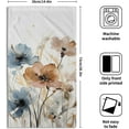 thumbnail image 2 of Floral Art Kitchen Hand Towels -  Flowers Bath Towel Set of 2 Wildflower Dish Cloth Blossom Washcloth for Spring Summer Seasonal Decor, 2 of 16