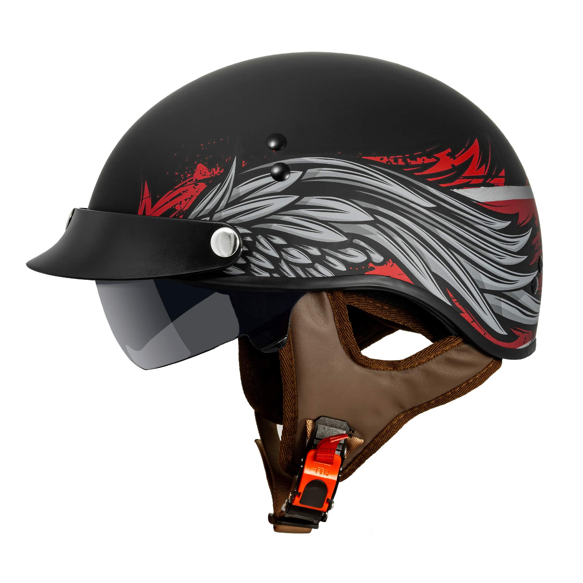Casque Moto VCAN FMVSS 218 DOT Taille Moyenne - Pour VTT Et Motocross