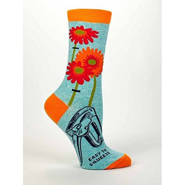 Blue Q Women's Crew Socks Blue Q Easy to Squeeze SW412 Walmart