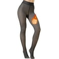 thumbnail image 1 of Medias forradas para mujer, pantimedias transparentes cálidas, mallas gruesas térmicas translúcidas falsas, 1 of 7