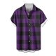 thumbnail image 1 of Mens Casual Manga Corta Botón Abajo Camisas, Cuello de Vuelta Impresión para el Verano, Al Aire Libre Y Desgaste Casual, 1 of 9